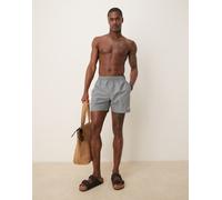 Nike - Pantaloncini da bagno stile volley grigi da 5"-Grigio XS