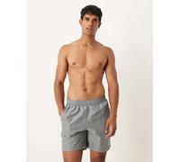 Nike - Pantaloncini da bagno stile volley grigi da 7"-Grigio M