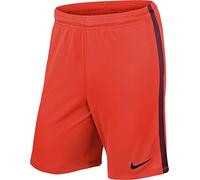 Nike Pantaloncini da uomo League Knit, 725881-671, Arrancione(bright crimson/deep garnet/Black/671), M