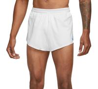 Nike Pantaloncini Running Aeroswift 2" Bianco Nero Uomo XL