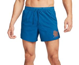 Nike Pantaloncini Running Energy Stride Brs Court Blue Safety Arancio Uomo S