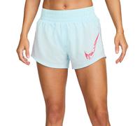 Nike Pantaloncini Running One Swoosh Blu Rosa Donna M