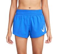 Nike Pantaloncini Running One Swoosh Hyper Blu Bianco Donna L