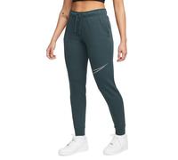 Nike Pantalone Tuta Donna Sportwear Club Fleece Shine - 328 (Deep Jungle/Argento