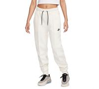 Nike W NSW TCH FLC MR JGGR Pantaloni L Bianco
