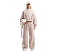 Nike Pantaloni da Donna W NK STDO FLC MW MR Scallop WL per Bambini e Adolescenti Cream II/Sail/Cream II L