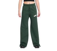 NIKE Pantaloni da jogging da donna NSW PHNX FLC Flare Wide verde scuro | S