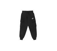 Nike Unisex Kids Full Length Pant K NSW Club FLC Crgo Pnt Lbr, Black/Black/White, FD3012-010, S
