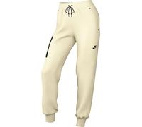 Nike Pantaloni Jogger A Vita Media Sportswear Tech Fleece - Donna, Pale Ivory/Black, HV6779-110, M