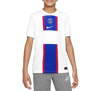 Nike Paris Saint-Germain FC PSG Dri Fit Stadium 3r, T-Shirt Uomo, White/Old Royal/White, L