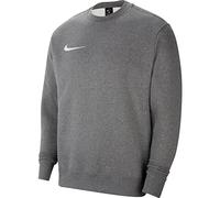 Nike Park 20 Sweatshirt, Felpa Bambino, Carbon Heathr/Blanco, M Regolare