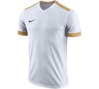 Nike Park Derby II Short Sleeve, Maglia Maniche Corte Bambino, White Jersey Gold Jersey Gold Black, M