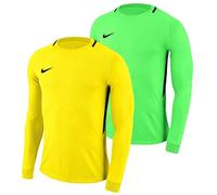 Nike Park III Football T-Shirt A Manica Lunga, Uomo, Green Strike/Black/Black/(Black), S