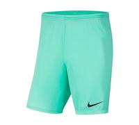 Nike Park III NB - Pantaloncini Unisex per Bambini, Unisex - Bambini, Pantaloncini, BV6865-354, Hyper Turq/Nero, XS