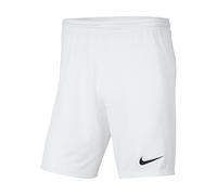 Pantaloncini da calcio Nike Dri-Fit Park III Knit Bambino Jr bianco/nero (L)