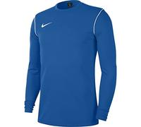 Nike Park20 Crew Top, Maglia Lunga Unisex-Bambini e Ragazzi, Royal Blue/White/White, L