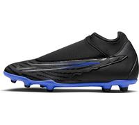 NIKE Phantom GX Club DF FG/MG, Sneaker Uomo, Black/Chrome-Hyper Royal, 36 EU