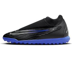 NIKE Phantom GX Club DF TF, Sneaker Uomo, Black/Chrome-Hyper Royal, 36 EU