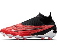NIKE Phantom GX Elite DF FG, Sneaker Uomo, Bright Crimson/Black-White, 45 EU