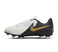 Nike Phantom Gx II Club, Scarpe da Calcio, White/Black/Mtlc Gold Coin, 38.5 EU