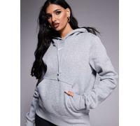Nike - Phoenix - Felpa con cappuccio in pile grigio M