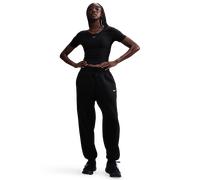 Pantaloni tuta oversize a vita alta Nike Sportswear Phoenix Fleece - Donna - Nero S (IT 40-42)