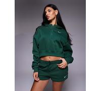 Nike W NSW PHNX FLC OS CRP HNLY HDY Felpa con Cappuccio