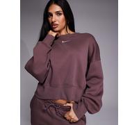 Nike Phoenix Fleece felpa extra oversize marrone L