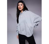 Nike Sportswear Felpa 'PHOENIX FLEECE' grigio sfumato / bianco, Taglia S