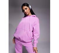 Nike - Phoenix Fleece - Felpa rosa oversize con cappuccio M