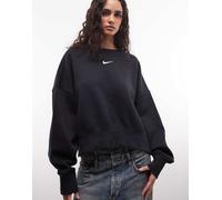 Nike - Phoenix Fleece - Felpa super oversize nera-Nero L