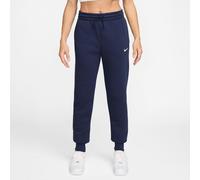 Nike Phoenix Fleece Mid Rise Pantalone Da Allenamento Donna - Blu Scuro
