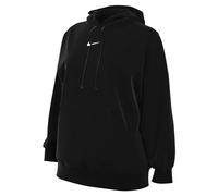 Nike Phoenix Fleece Std Pullover Felpa con Cappuccio da Donna Black/Sail L