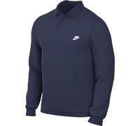 Nike Polo in Maglia A Manica Lunga Club - Uomo, Midnight Navy/White, FQ3417-410, XL