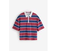 Nike Polo Nike a righe a maniche corte xlarge rosso