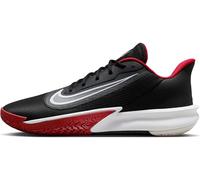 Nike Precision VII, Scarpe da Basket Uomo, Black/White/University Red, 40.5 EU