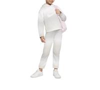 NIKE Printed Club Jogger Set, Tuta da Bambina Felpata (6-7 Anni, Grigio Funo/Bianco/Rosa)