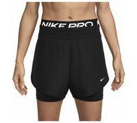 Nike Pro 2 in 1 W - pantaloni fitness - donna L Black woman Dri-Fit