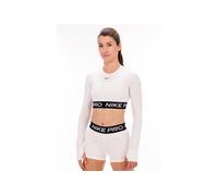 Maglietta da tennis da donna (a maniche lunghe) Nike Pro 365 Dri-Fit Cropped Long-Sleeve Top - Bianco (L)