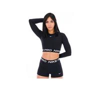 Magietta Nike Pro Women's Dri-FIT Cropped ong-Seeve Top Back/ White L