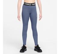 Nike Pro Calzamaglia Ragazze in grigio-blu, Taglia: L