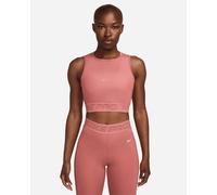 Nike Pro Crop W - Canotta Training - Donna - Rosa XS