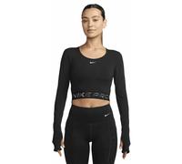 Nike Pro Dri-FIT Cropped W - maglia maniche lunghe - donna S Black woman Dri-Fit