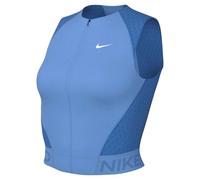 Nike PRO Dri-Fit IB8949-412 Canotta da Donna, University Blue/Lt Photo Blue/White, XS