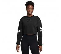 Nike Maglia in French Terry Black/White da Donna S Nero