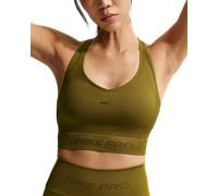 Nike Pro Seamless crop Canotte e Top L Verde