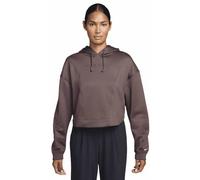 Nike Pro Therma-FIT Flecee W - felpa con cappuccio - donna Dark Violet S