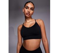 Nike - Pro Training Dri-FIT - Reggiseno sportivo nero senza cuciture M