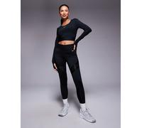Nike - Pro Training Dri-FIT Sculpt - Leggings modellanti a vita alta neri alla caviglia-Nero XL