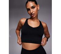 Nike Pro Seamless crop Canotte e Top L Nero